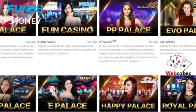 Evo Palace Tại Fun88 Là Gì? Các Game Chỉ Có Tại Evo Palace