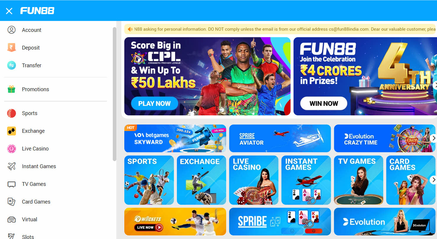 FUN88 Casino – Online Betting Sites - FUN88 India